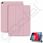 Silverline Tok álló, bőr hatású (aktív FLIP, mágneses, oldalra nyíló, TRIFOLD, asztali tartó) ROZÉARANY