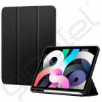 Spigen URBAN FIT tok álló (FLIP, oldalra nyíló, TRIFOLD, asztali tartó, textil, ceruza tartó) FEKETE