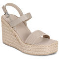Calvin Klein Jeans Éktalpú szandálok WEDGE ESPAD 70 WEBBING LTH Bézs 39