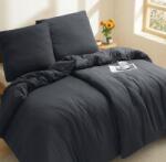  Mikroszálas ágyneműhuzat garnitúra sötétszürke 135x200 cm 5 részes (komplet pościeli)