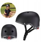 Globber Biztonságos gyerek sisak Led lámpával Xs/s (48-53 cm) Globber fekete (4897070184435)