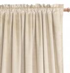 Flying Velúr szalagfüggöny velúr hálószoba nappaliba Cappuccino Bézs 140x270 (ZASLONA-WELUR-CAPPUCCINO)
