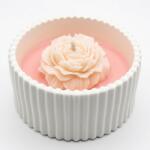 NOBAMO Gyertya Szatén Szirom - Fehér / Rózsaszín / Cseresznye, Mandula KP40009