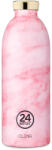 24Bottles Clima 850 ml Duplafalú Fém Termosz Rozsdamentes Marble Pink (24B111)