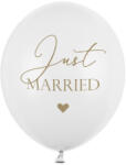  Lufi 30 cm 6 Darab/Csomag Just Married Fehér (SB14P2370086)