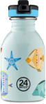 24Bottles Kids Urban 250 ml Rozsdamentes Acél Kulacs Szívószálas Kupakkal Sea Friends (24B2053)
