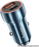 CAR charger Hoco USB A + USB C PD QC3.0 3A 20W Z46A sapphire blue (6931474770349)