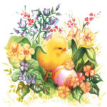 POL-MAK Húsvét Chicken szalvéta 20 db-os 33x33 cm PKK022454 (PKK022454)