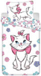 Jerry Fabrics Disney Marie Floral ágyneműhuzat 140×200cm, 70×90 cm JFK039618 (JFK039618)