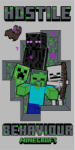 Jerry Fabrics Minecraft Hostile Behaviour fürdőlepedő, strand törölköző 70x140cm JFK039663 (JFK039663)