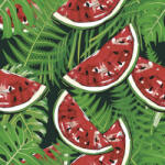 POL-MAK Görögdinnye Fern Leaves szalvéta 20 db-os 33x33 cm PKK765901 (PKK765901)