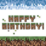 POL-MAK Happy Birthday Pixel Block szalvéta 20 db-os 33x33 cm PKK772671 (PKK772671)