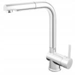 FERRO Toledo Mosogató Csaptelep Kihúzható Kifolyócsővel, Króm, Egykaros (BTD4PO)