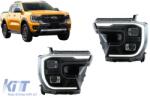 KITT LED Hátsó lámpa Ford Ranger (2012-2018) modellekhez, dinamikus irányjelzők, Füst (TLFRNGT6S)