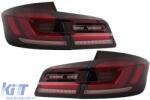 KITT Specials Teljes LED hátsó lámpák BMW 5 F10 (2011-2017) modellekhez, piros füst, dinamikus irányjelző (TLBMF10RSFW)
