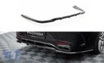  Maxton Design spoiler suitable for rear A Design-Line bumper on Mercedes S-Class C217 Coupe 2017-2020, black lacquer (ABMESX6010909)