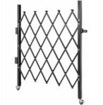 SucceBuy Összecsukható Biztonsági Kapu 3.5x4.3 Láb 8.1KG Fekete Összecsukható (SSFDMDM0.91X)