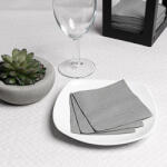 Mapelor Koktélszalvéta textúrált 20x20 cm 100 lap/csomag - szürke