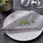 Mapelor Textúrált szalvéta 40x40 cm 50 lap/csomag - Sahara fekete