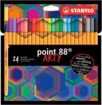 STABILO point 88 Arty filctoll, 24 szín, 0, 4 mm (8824-1-20)