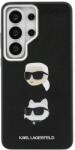 KARL LAGERFELD Carcasa Karl Lagerfeld Saffiano Double Heads Metal compatibila cu Samsung Galaxy S26 Ultra, Negru (3666339612337)