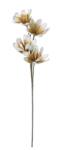 Bizzotto Set 3 flori Magnolia artificiala alba galbena 25x92 cm (0172584X)