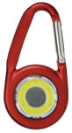 Dodaco Carabiniera multifunctionala cu lanterna LED rosu, 3 moduri iluminare, aluminiu si plastic, usoara, portabila, cu baterii incluse