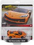 Mattel Masinuta metalica Hot Wheels Premium '23 Corvette Z06 Real Riders, 1: 43 (MTHMD41_HWT05)
