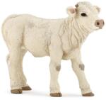 Papo Figurina vitel Charolais Papo, jucarie realista pictata manual (Papo51157) Figurina