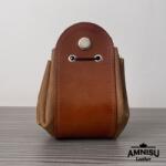 Amnisu Konyakbarna - barna bőr 2in1 szütyő és kockatálca M9021-9006