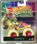 Mattel Masinuta Hot Wheels Monster Trucks Bashzilla Glow in the Dark, scara 1: 64 (MTJFX08_JFX23)
