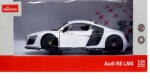 Rastar Macheta metalica Audi R8 LMS alba, scara 1: 24, Rastar (Ras56100_Alb)