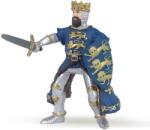 Papo Figurina Papo Regele Richard Albastru, cavaler medieval pictat manual (Papo39329) Figurina