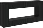 vidaXL Конзолна маса Черен 155 x 29 x 74 см Инженерен дървен материал (899887)
