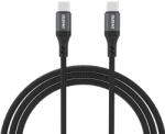 Dudao Cablu de date Dudao L3CC, 2x USB-C, 60W, 1.2m, Negru (6976625333059)