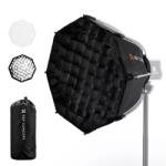 K& F Concept 40cm octagonal softbox méhsejt ráccsal, mini Bowens csatlakozás (KF-18-0013)