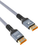 Wozinsky Cablu de date Wozinsky WPS-16AYL1S DisplayPort tata - DisplayPort tata, 16K / 60Hz, 8K / 120Hz, HDR / HDCP / DSC, 3D, 80Gbps, 1m, Negru (5907769376689)