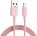 JOYROOM Cablu de date Joyroom S-2030M13, USB/Lightning, 2.4A, 2m, Roz (6941237170415)