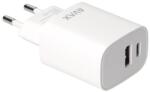 AVAX Hálózati töltő, USB-A + USB-C, 20W, AVAX CH320 Speedy , fehér (AXCH320)