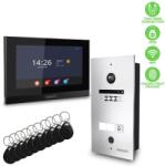 EVOLVEO DoorPhone ID-1, 2-vezetékes, RFID, ujjlenyomat és ONVIF kamera támogatással (DP-ID-1-S)
