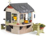Smoby Căsuță cu grădină în față Bucătăria de Noroi Life Smoby cu blat extensibil și filtru UV, recomandată de la 24 luni (SM810303-I) Casuta pentru copii