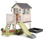 Smoby Căsuță pe piloni cu vedere spre grădină House On Stilts Life Smoby cu tobogan și filtru UV (SM810301-G) Casuta pentru copii