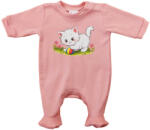  Vékony pamut rugdalózó - Cica mintával