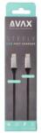 AVAX Töltőkábel, USB-C - USB-C, 60W, 1, 5 m, AVAX „CB302G, acélszürke (AXCB302G)