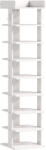 HomCom HOMCOM, Raft pentru Pantofi, Cu 9 Rafturi, PAL, 30 x 30 x 128.4 cm, Alb | Aosom Romania (837-733V90WT) Pantofar