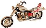 Woodcraft construction kit Woodcraft Дървен 3D пъзел Мотор HD I цветен (XB-G004H)