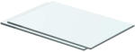 vidaXL 2 db Átlátszó Üveg Paneles Polc 40x20 cm