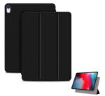 Gigapack Tok álló, bőr hatású (aktív FLIP, mágneses, oldalra nyíló, TRIFOLD, asztali tartó) FEKETE Apple IPAD Air 11 (2025) / IPAD Air 11 (GP-83176) - aqua