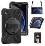 Gigapack Defender Samsung Galaxy Tab A9 LTE (SM-X115) védőtok kéz- és vállpánttal fekete (GP-150480) (GP-150480)