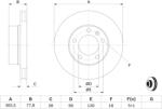 Bosch Disc frana BOSCH 0986479001